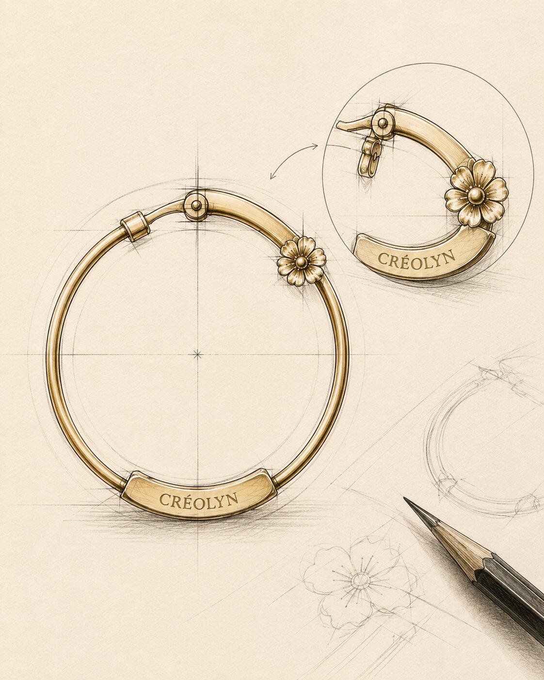 CRÉOLYN – Créoles d’exception | Maison française CRÉOLYN, Maison française dédiée aux boucles d’oreilles créoles. Des créations contemporaines, singulières et inspirées, pensées pour réinventer un bijou iconique.